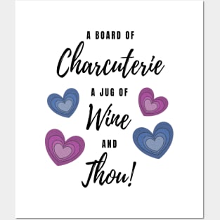 Charcuterie Wine and Thou Posters and Art